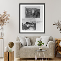 Historic Framed Print, The JUNE BUG which won Scientific American trophy, July 4, 1908, with Curtiss, pilot. Hammondsport, N.Y,  17-7/8" x 21-7/8"