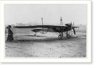 Historic Framed Print, The Austrian monoplane ETRICH, 1910,  17-7/8" x 21-7/8"