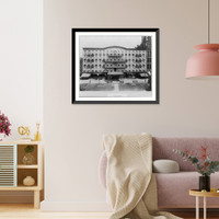 N.Y. - Buffalo - full front view of the Tifft House, a large hotel, Antique Wall Art