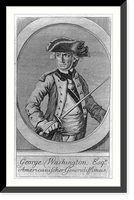 Historic Framed Print, George Washington, Esq'r. - Americanischer generalissimus,  17-7/8" x 21-7/8"