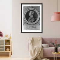 J. Reed.drawn from the life by Du Simitier in Philadelphia ; engraved by B.L. Prevost at Paris, Antique Print
