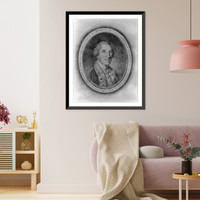 His Excel: G: Washington Esq: L.L.D. Late commander in chief of the armies of the U.S. of America & president of the Convention of 1787.painted & engrav'd by C.W. Peale, Vintage Wall Art