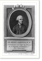 Sir Henry Clinton, K.B. Commandant en Chef les troupes de sa majest&eacute; Britannique dans l'Am&eacute;rique.Smart pinx. ; Dupin sculp, Antique Wall Art