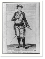 Historic Framed Print, Major Gen'l. Rich'd. Montgomery slain in storming Quebec Dec'b'r. 31st, 1775.J. Norman sc.,  17-7/8" x 21-7/8"