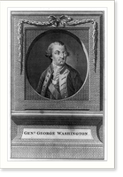 Historic Framed Print, Gen'l. George Washington,  17-7/8" x 21-7/8"