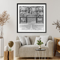 Pr&eacute;cis du trait&eacute; de paix, sign&eacute; &agrave; Versailles le 3 Septembre 1783.N. Ponce, inv. et sculpsit, Historic Print