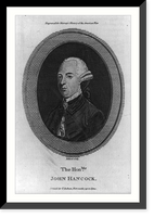 Historic Framed Print, The honble. John Hancock.Pollard sculp.,  17-7/8" x 21-7/8"