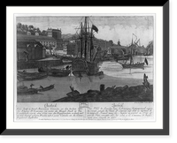 Vu&euml; de Quebeck. Quebeck - eine stadt in Nord-America, in Canada, an den lincken. Quebeck - une ville de Canada dans l'Amerique septentrionale..grav&eacute; par Balth. Frederic Leizelt. Antique