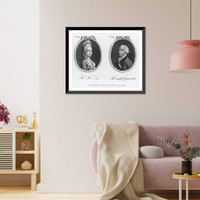 Mrs. W-n and the careful commander, Antique Print