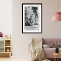 Historic Framed Print, Frontispiece - when fell debate & civil wars shall cease ...,  17-7/8" x 21-7/8"