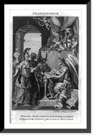Europe, Asia, Africa and America bringing intelligence to the genius of the London Magazine.desd. drawn and engraved by Bonnor, Antique Wall Art