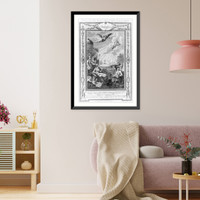 In the background is Admiral Rodney's engagement with Count de Grasse..Harrison invt. ; Goldar del. et sc, Vintage Wall Art