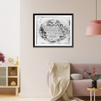 Cartouche showing cherubs celebrating the founding of the new nation.Cornelius Tiebout sculp, Historic Print