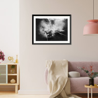 N.Y.C. - 24th St. & North River - the lumber yard fire, Vintage Print