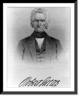 Robert Lucas, 1871-1853, head & shoulders, facing front, steel engraving in Annals of Iowa, Jan. 1870, front. Classic, Antique Print