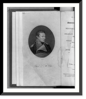 Historic Framed Print, [Zebulon M. Pike, head-and-shoulders portrait, facing right],  17-7/8" x 21-7/8"