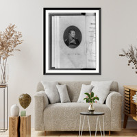 Historic Framed Print, [Zebulon M. Pike, head-and-shoulders portrait, facing right],  17-7/8" x 21-7/8"