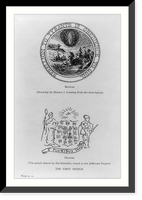 Designs for the Seal of the United States: The first design, Vintage Print