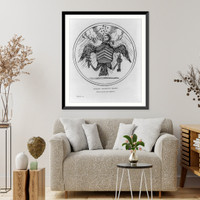 Designs for the Seal of the United States: Charles Thomson's design, Vintage Print