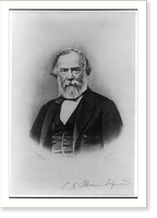 Charles Edouard Brown-Sequard, 1817?-1894, head-and-shoulders portrait, facing front, Vintage Print