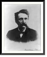 Historic Framed Print, [Sherburne Wesly Burnham, 1838-1921, head-and-shoulders portrait, facing right],  17-7/8" x 21-7/8"