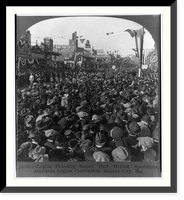 Legion parading before half million spectators, American Legion Convention, Kansas City, Mo, Antique Poster