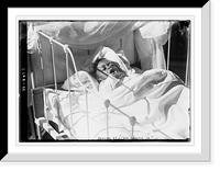 Historic Framed Print, Patient at "Sea Breeze Jr.",  17-7/8" x 21-7/8"