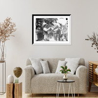 Historic Framed Print, Indians in N.Y. 4th Jul Parade,  17-7/8" x 21-7/8"