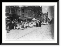 N.Y.C. - Small girls in white dresses parading down avenue Roswell Williams May Party 5/30/07"", Antique Poster