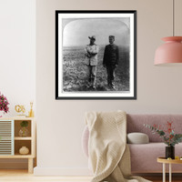 Theodore Roosevelt, full, standing, with Dr. Cross (in Cav. off. unif.), Historic Reproduction