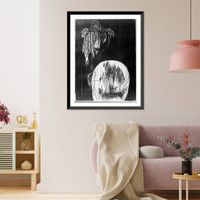 Tormented man, Antique Poster