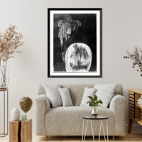 Tormented man, Antique Poster