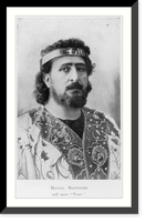 Mattia Battistini, 1857-1928, head and shoulders, facing right, from opera Thais"", Historic Reproduction