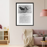 Historic Framed Print, [Man lounging with long-stemmed pipe],  17-7/8" x 21-7/8"