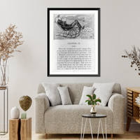 Historic Framed Print, [Man lounging with long-stemmed pipe],  17-7/8" x 21-7/8"