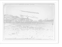 Historic Framed Print, Malcolm Allison - Gliding,  17-7/8" x 21-7/8"