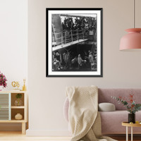 Repr. of photo by Alfred Stieglitz from memorial portfolio, c. 1947: The steerage" 1907 (immigrants)", Historic Print