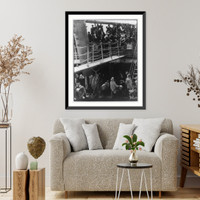 Repr. of photo by Alfred Stieglitz from memorial portfolio, c. 1947: The steerage" 1907 (immigrants)", Historic Print