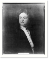 Historic Framed Print, [Sir Richard Steele, 1672-1729, head-and-shoulders portrait, facing left],  17-7/8" x 21-7/8"