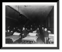 Historic Framed Print, Going to bed in the Five Points House of Industry, early 1890s,  17-7/8" x 21-7/8"