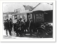 New bus service from Georgetown to Cherrydale - Wash., D.C."" Classic, Vintage Print