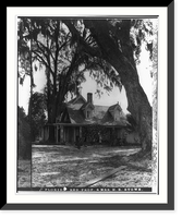 Historic Framed Print, [Harriet (Beecher) Stowe - winter home at Mandarin, Florida - exterior],  17-7/8" x 21-7/8"