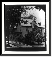 Historic Framed Print, [Harriet (Beecher) Stowe - home at Hartford, Connecticut - exterior],  17-7/8" x 21-7/8"