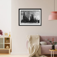 Historic Framed Print, [Texas - Beaumont - Spindle Top oil field],  17-7/8" x 21-7/8"