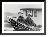 County or state fair in New England: 2 men in back of open carriage, Antique Poster