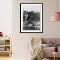Lookout pavillion and incline railway, Macatawa, Michigan, Vintage Print