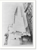 Historic Framed Print, Delmonico Building - 2,  17-7/8" x 21-7/8"