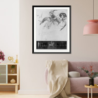 Historic Framed Print, Com&eacute;die no. 6.Jir&iacute; Anderle 1968.,  17-7/8" x 21-7/8"