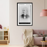 Don Antonio Gonzales de Mendoza, bust portrait, facing left, Vintage Poster