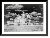 Historic Framed Print, [Arizona - Mission San Xavier],  17-7/8" x 21-7/8"